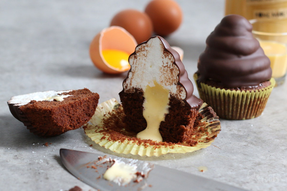 Eierlikör Hi-Hat Cupcakes | Bake to the roots