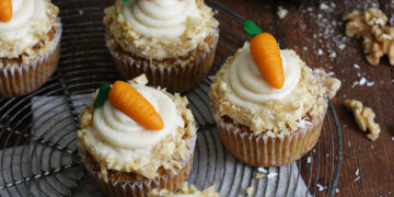 Carrot Cake Cupcakes | Bake to the roots
