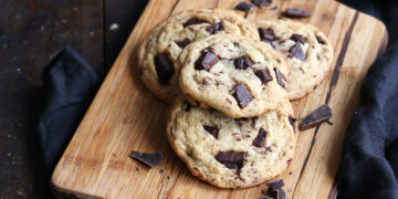 Chunky Chocolate Chip Cookies | Bake to the roots