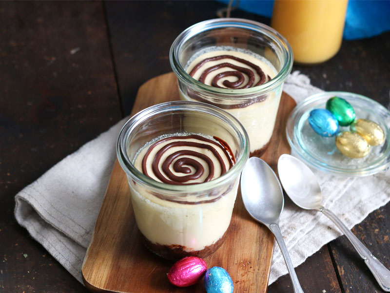 Eierlikör Cheesecakes | Bake to the roots