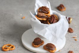 Pretzel Chocolate Caramel Pecan Snack | Bake to the roots
