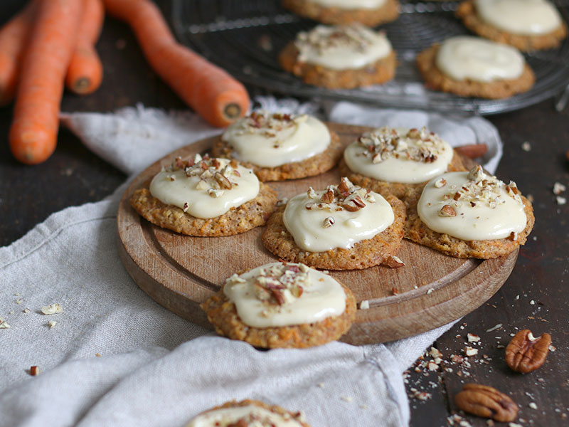 Carrot Cake Cookies | Bake to the roots