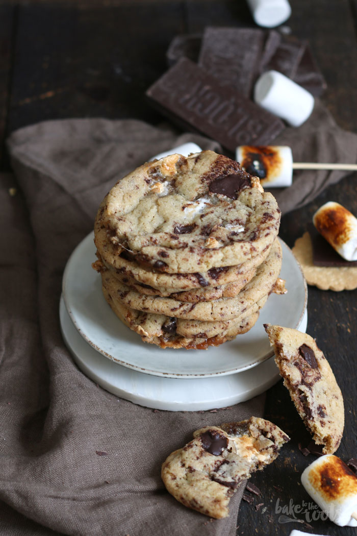 S'mores Cookies | Bake to the roots