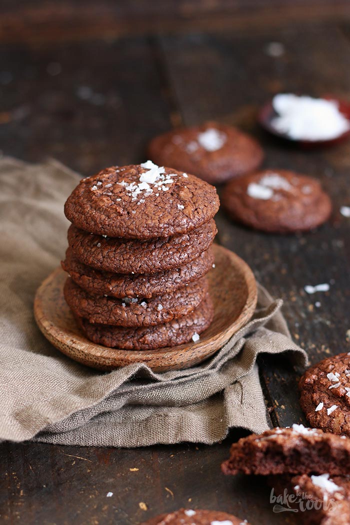 Espresso Brownie Cookies mit Fleur de Sel | Bake to the roots