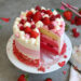 Strawberry Raspberry Ombre Cake | Bake to the roots