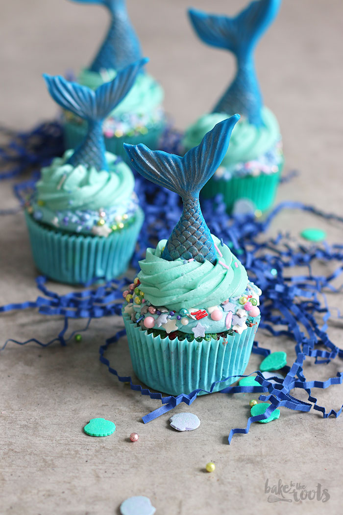 Mermaid Cupcakes | Bake to the roots