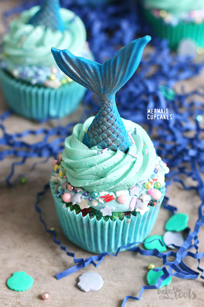 Mermaid Cupcakes | Bake to the roots
