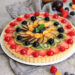 Coconut Pudding Tart with Fresh Fruits | Bake to the roots
