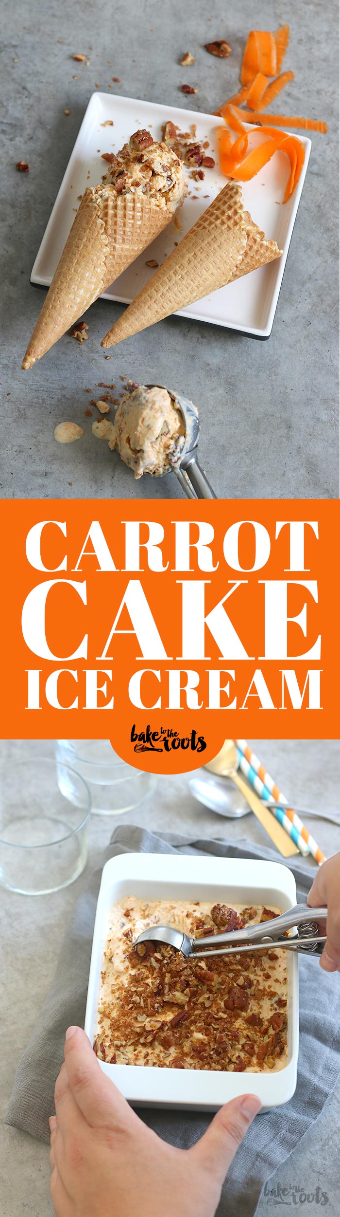 Carrot Cake Ice Cream | Bake to the roots