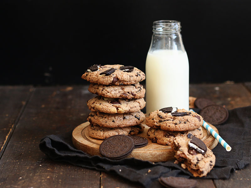 Oreo Chocolate Cookies | Bake to the roots