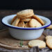 Parmesan Thyme Shortbread Cookies | Bake to the roots