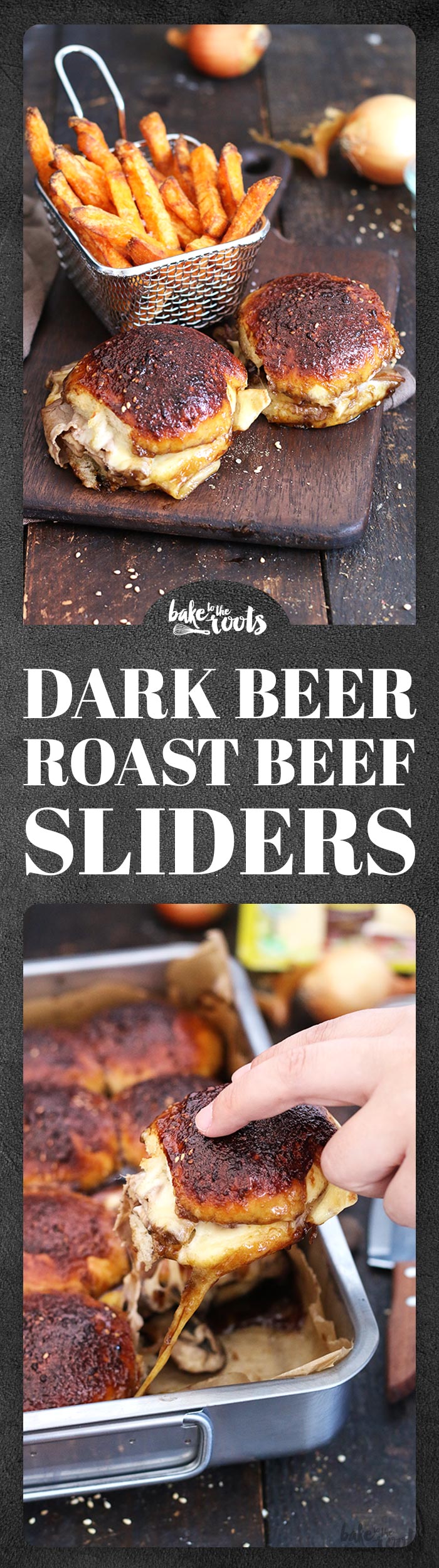 Dark Beer Roast Beef Sliders | Bake to the roots