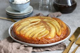 Banana Cake Upside Down | Bake to the roots