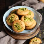 Tahini Pistachio Cookies | Bake to the roots