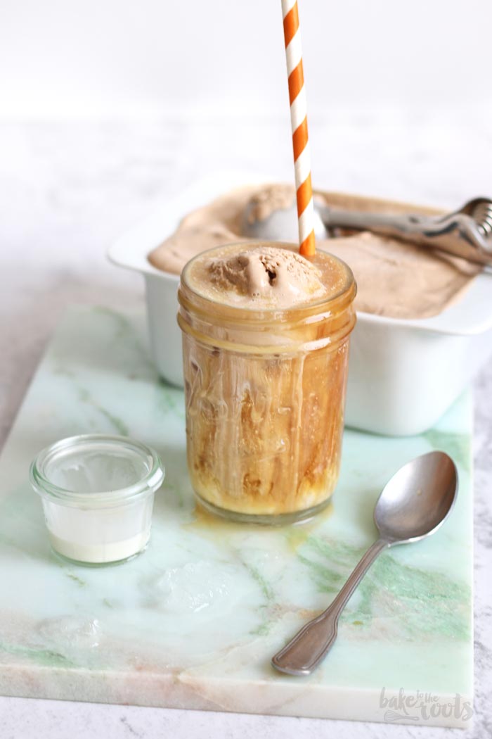 Salted Caramel Cold Brew Ice Cream | Bake to the roots