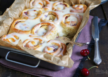 Cherry White Chocolate Rolls | Bake to the roots
