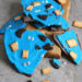 Cookie Monster Cookie Bark | Bake to the roots