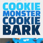 Cookie Monster Cookie Bark | Bake to the roots