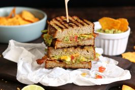 Bacon Guacamole Grilled Cheese Sandwich | Bake to the roots