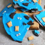 Cookie Monster Cookie Bark | Bake to the roots