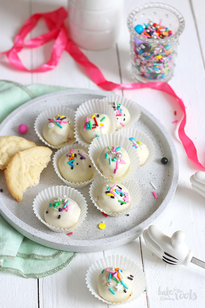 Sugar Cookie Truffles | Bake to the roots