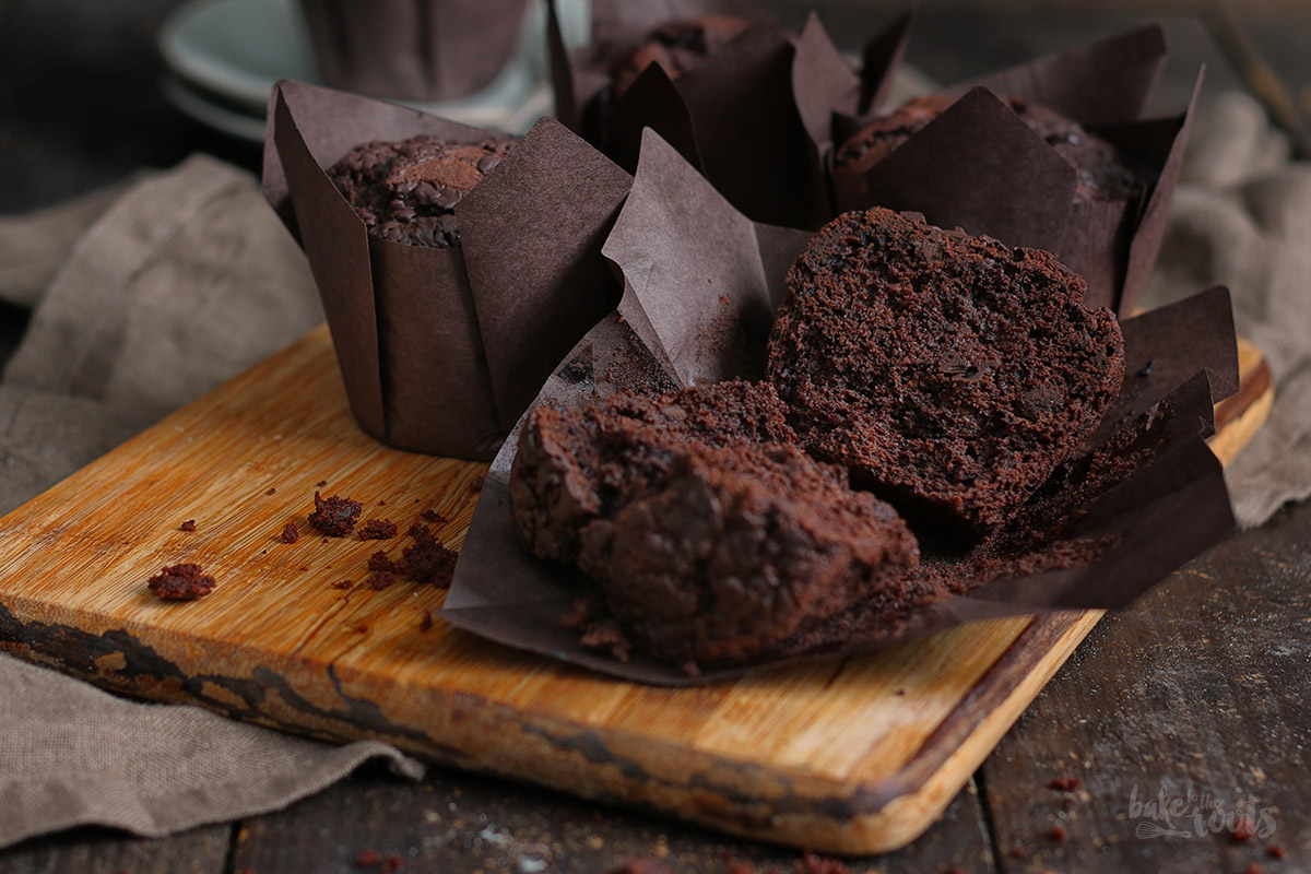 Triple Chocolate Muffins | Bake to the roots