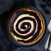 White Chocolate Blackberry Swirl Cheesecake | Bake to the roots