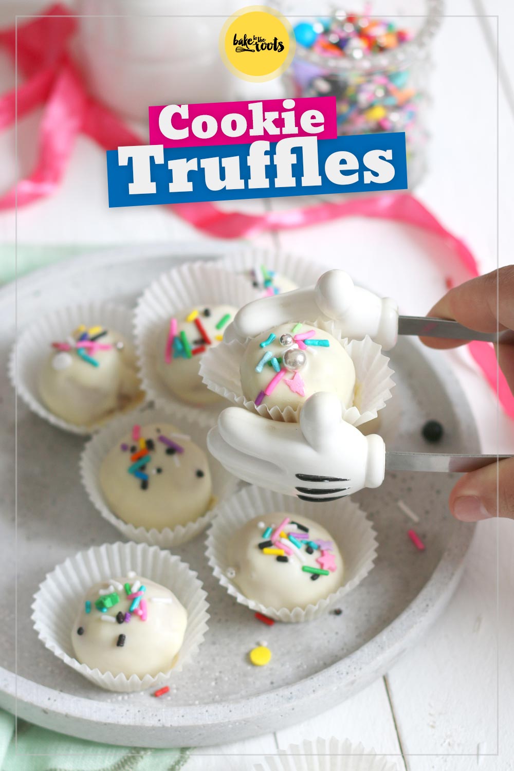 Sugar Cookie Truffles | Bake to the roots