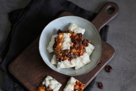 Cranberry Macadamia Florentines | Bake to the roots