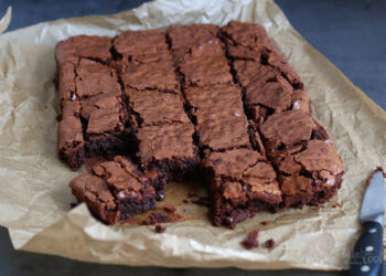 Best Fudgy Brownies | Bake to the roots