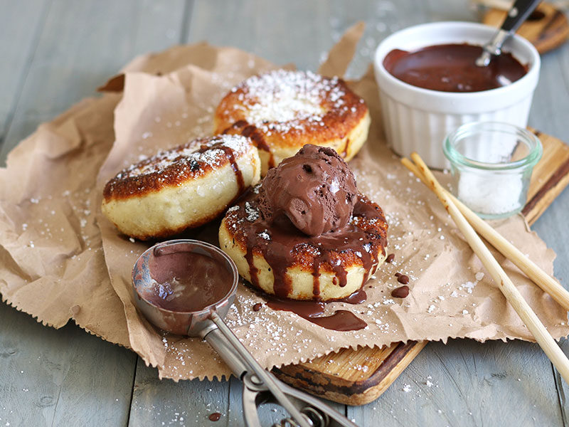 Korean Style Donuts/Pancakes (Hotteok) | Bake to the roots