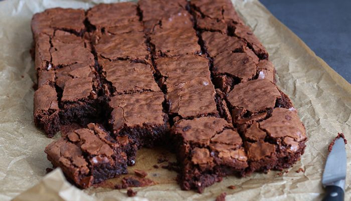 Best Fudgy Brownies | Bake to the roots