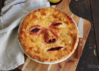 Halloween Apple Pie »Face/Off« | Bake to the roots