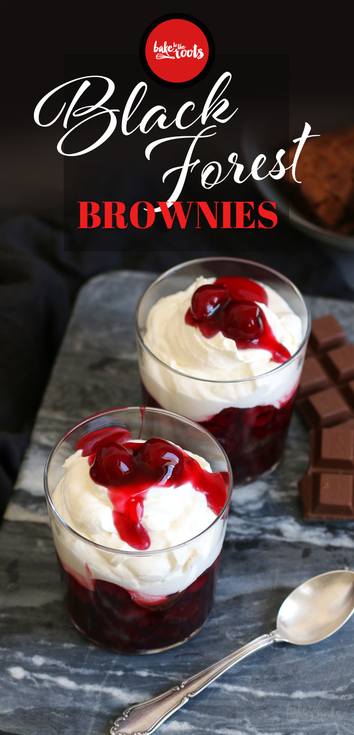 Schwarzwälder Brownies | Bake to the roots