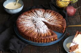 Schokolade Birnen Kuchen | Bake to the roots