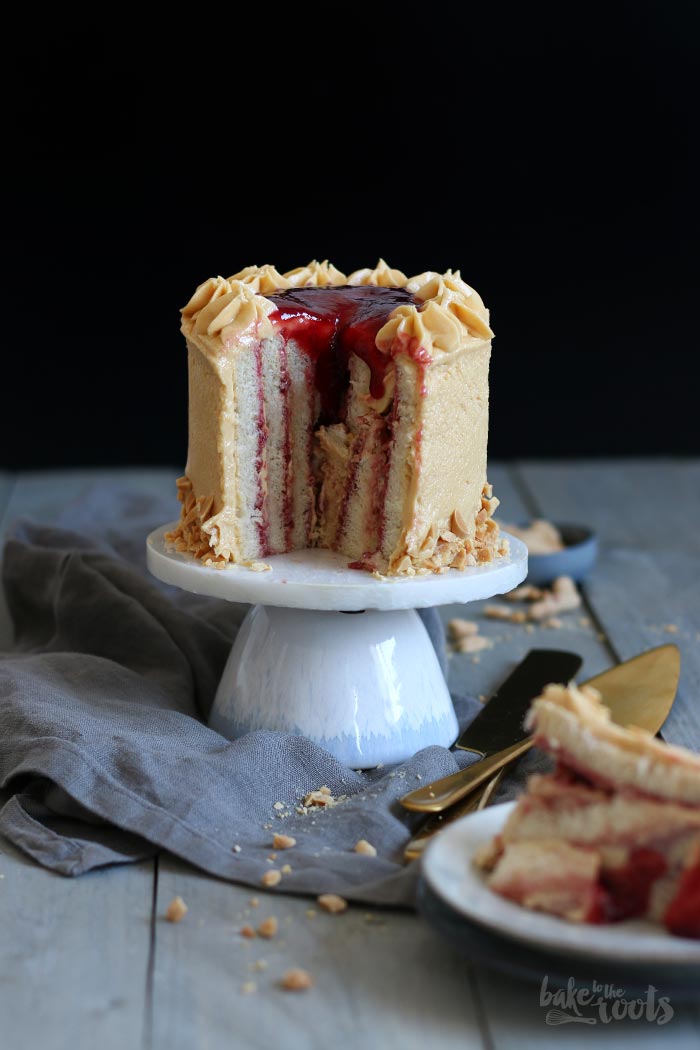 Peanut Butter & Jelly Törtchen | Bake to the roots