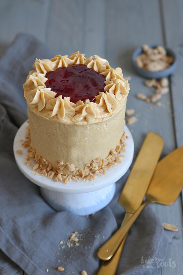 Peanut Butter & Jelly Törtchen | Bake to the roots