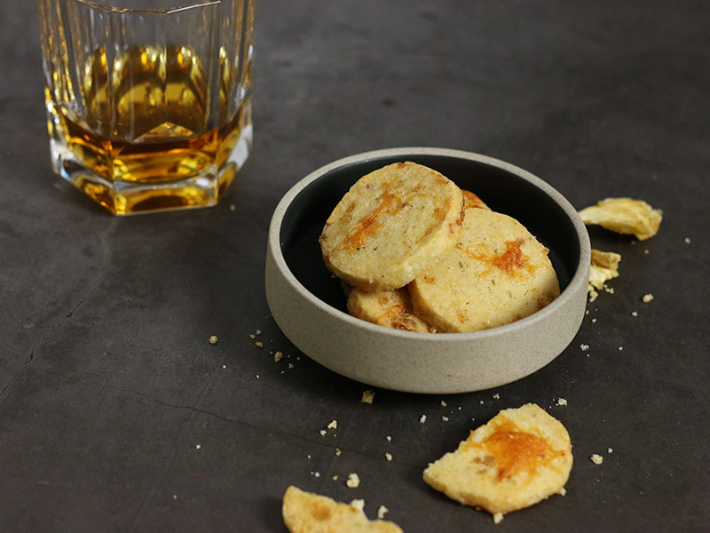 Shortbread with Cheese and Pineapple | Bake to the roots