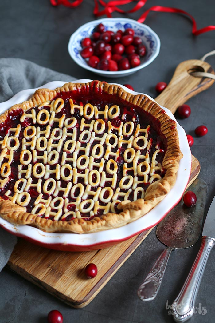 Cherry Cranberry Mulled Wine Pie | Bake to the roots