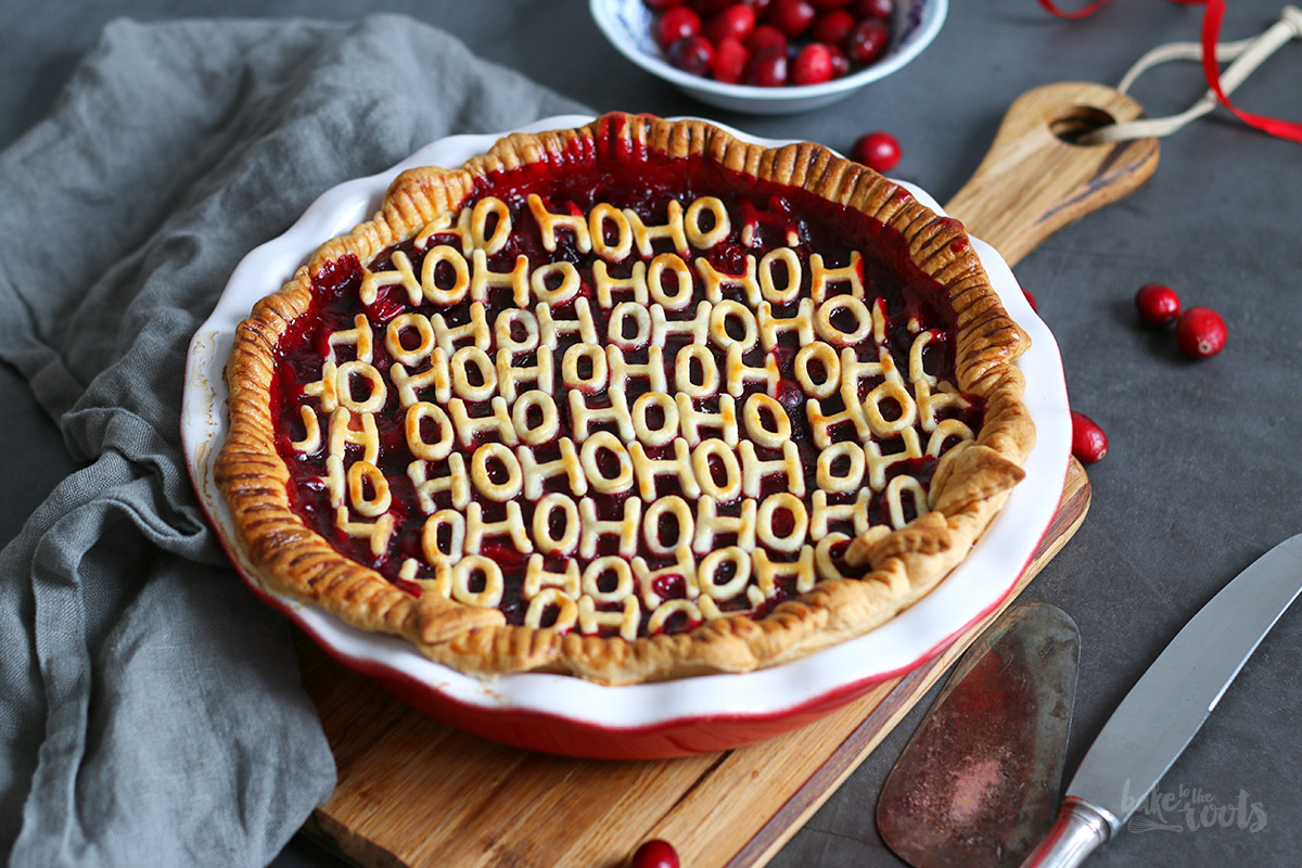 Cherry Cranberry Mulled Wine Pie | Bake to the roots