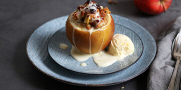 Bratäpfel mit Marzipan | Bake to the roots
