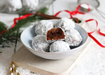 Schoko Schneebälle mit Baileys | Bake to the roots