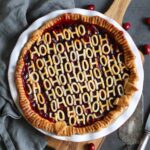 Cherry Cranberry Mulled Wine Pie | Bake to the roots