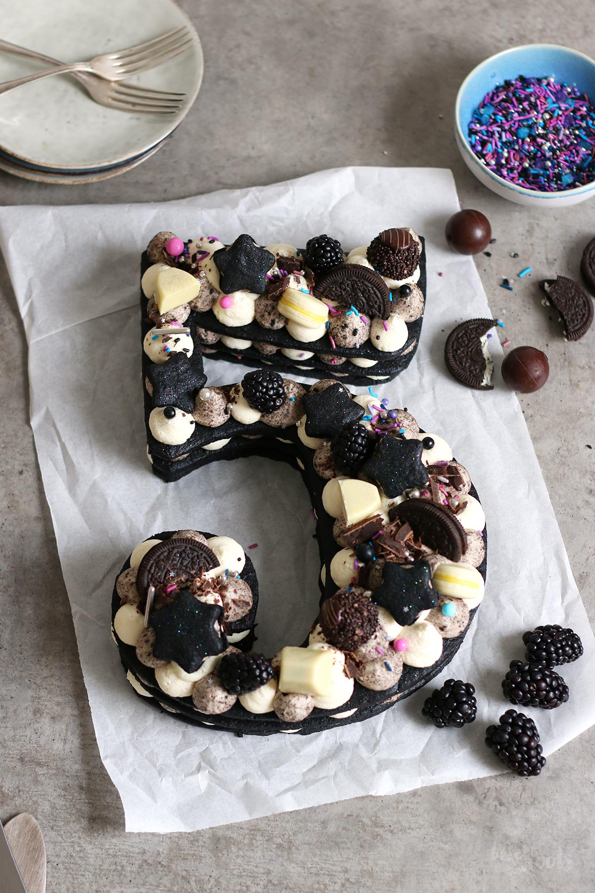 Birthday Number Cake | Bake to the roots