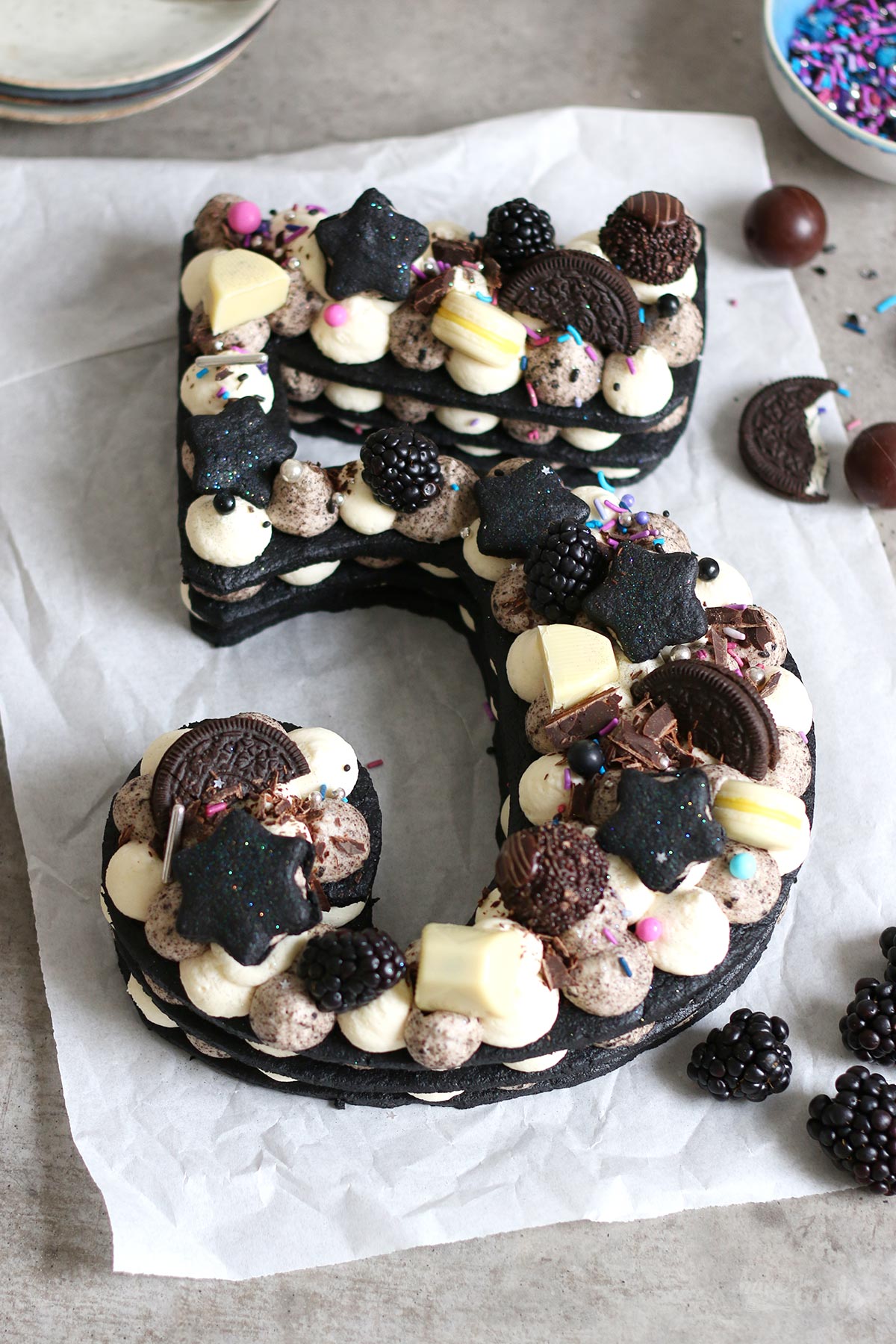 Birthday Number Cake | Bake to the roots