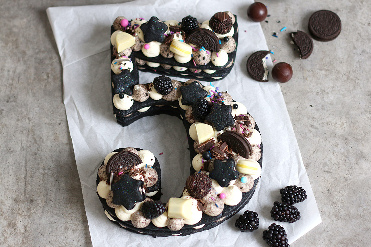 Birthday Number Cake | Bake to the roots