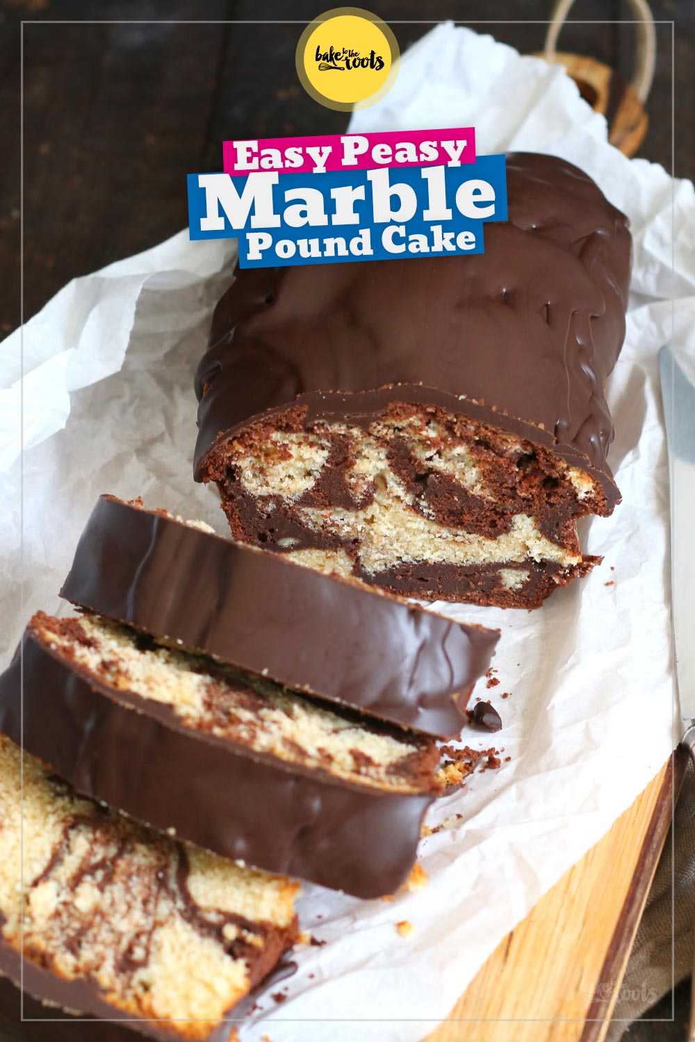 Easy Marble Pound Cake | Bake to the roots