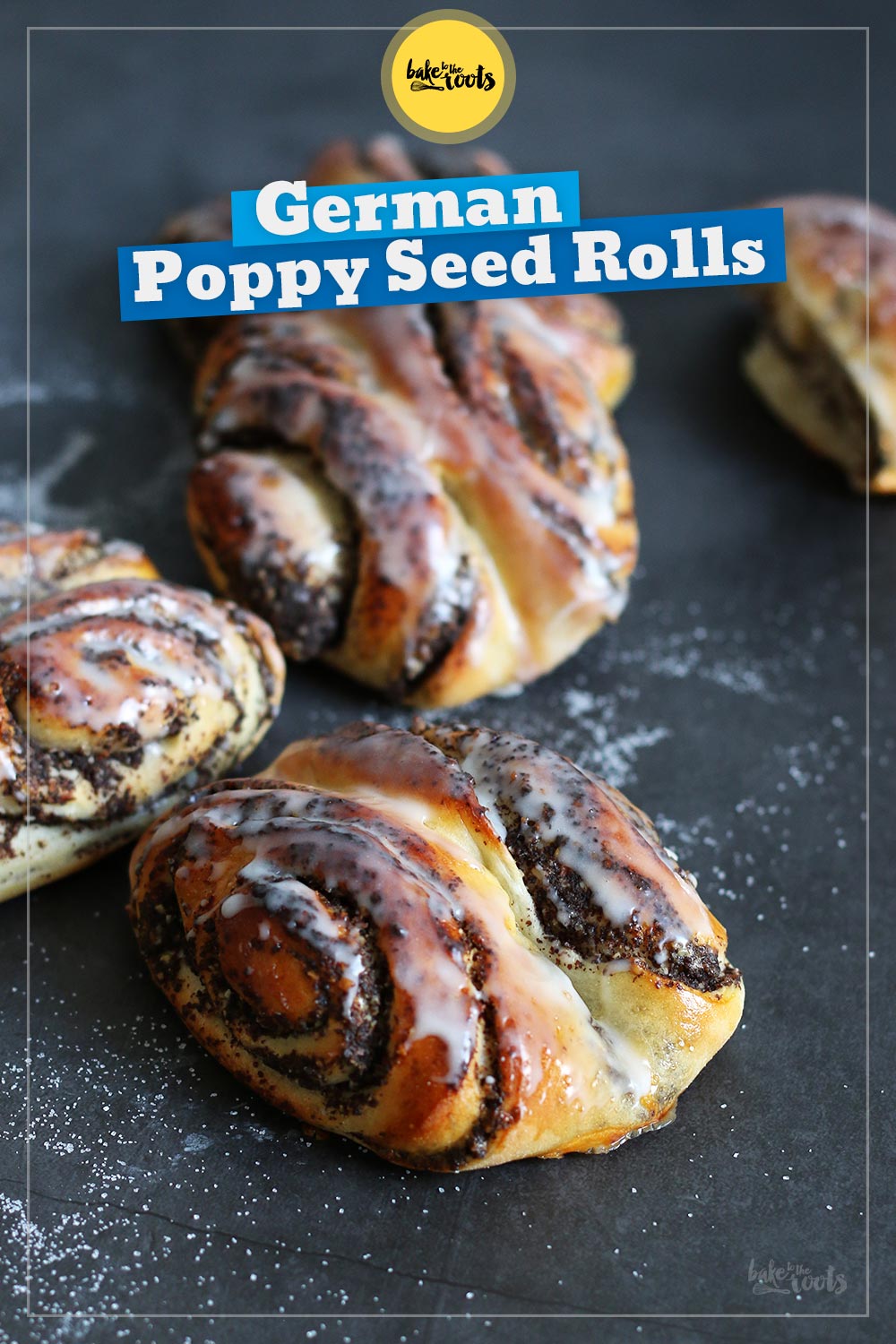 German Poppy Seed Rolls | Bake to the roots