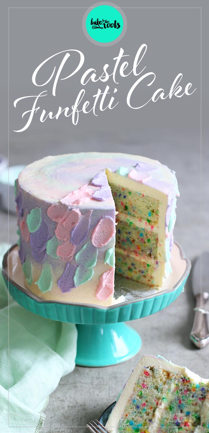 Funfetti Pastel Cake | Bake to the roots