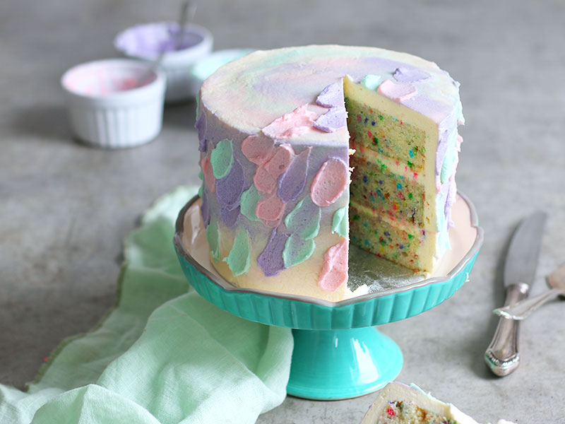 Pastel Floral Cake - Cakenest